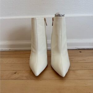 RAYE Cream Heeled Boots